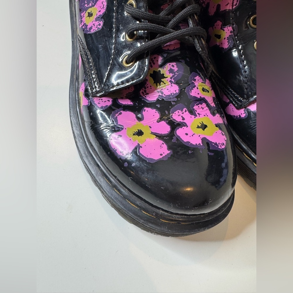 Dr. Martens Pansey Fayre Combat Boot size L5 - Picture 4 of 13